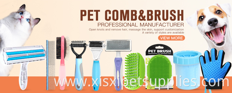 Factory Wholesale Rubber Dog Bath Grooming Brush Pet Dog Bath Brush Comb